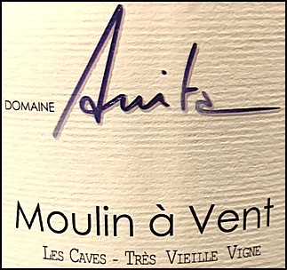 2022 Domaine Anita Moulin--Vent Les Caves Tres Vieille Vigne