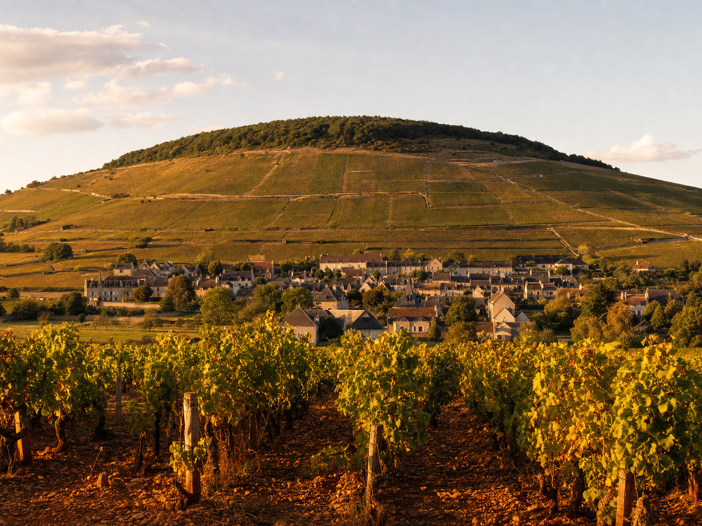 Ladoix-Serrigny vineyards at the northern gateway of the Côte de Beaune