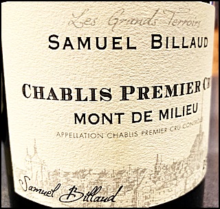 2022 Samuel Billaud Chablis 1er Cru Mont de Milieu