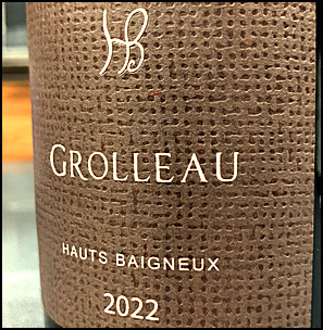  2022 Domaine des Hauts Baigneux Grolleau