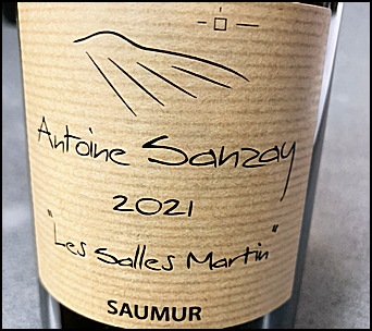 2021 Antoine Sanzay Blanc Les Salles Martin