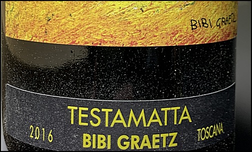 2016 Bibi Graetz Testamatta Toscana IGT