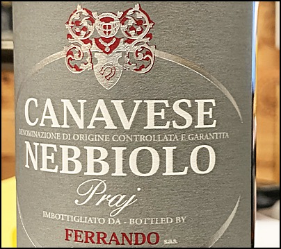 2021 Ferrando Canavese Rosso