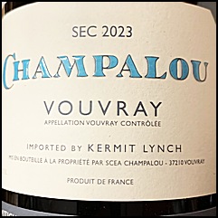 2023 Champalou Vouvray (France, Loire Valley, Vouvray)