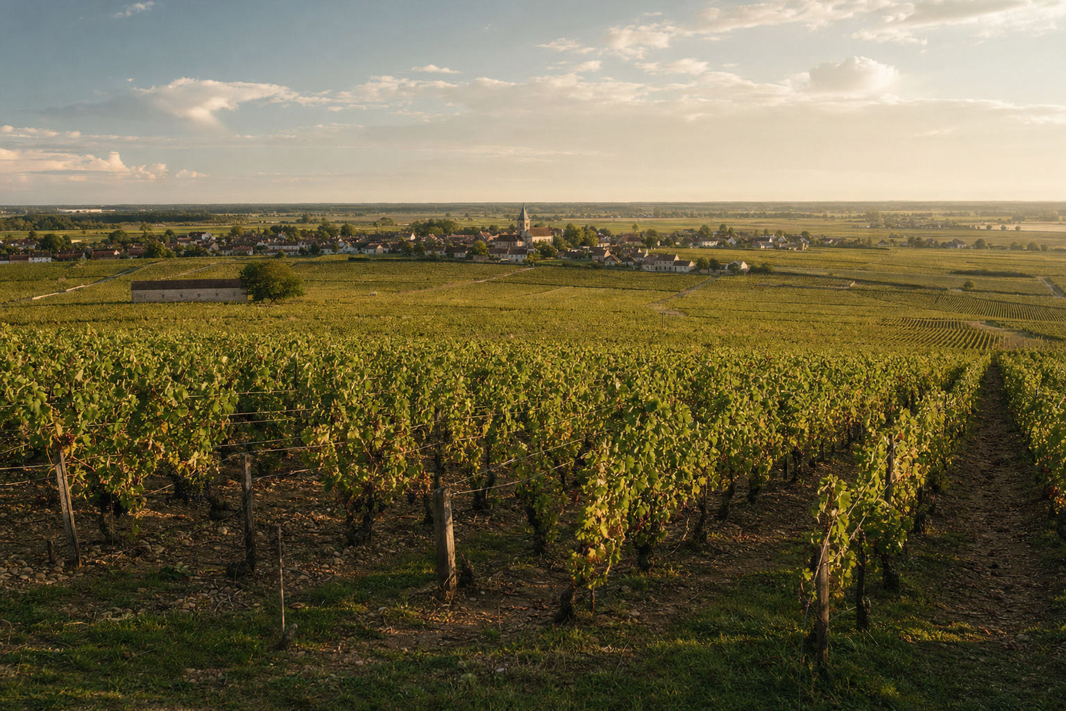 Grands Echézeaux vineyard in Flagey-Echézeaux