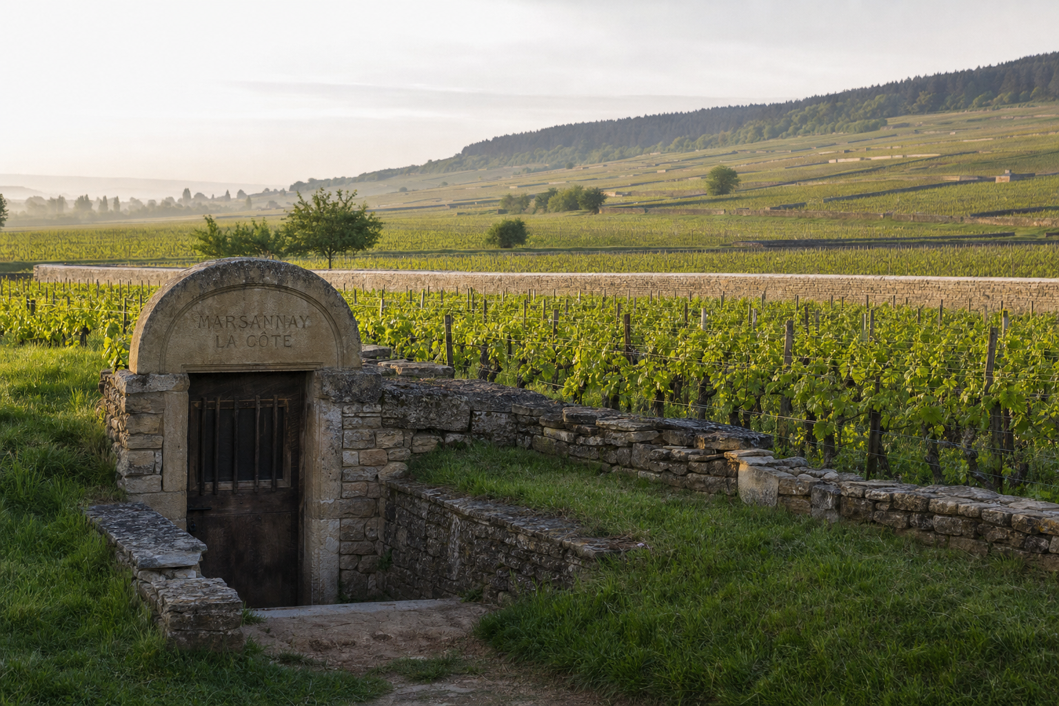 Marsannay vineyards in the northern Côte de Nuits