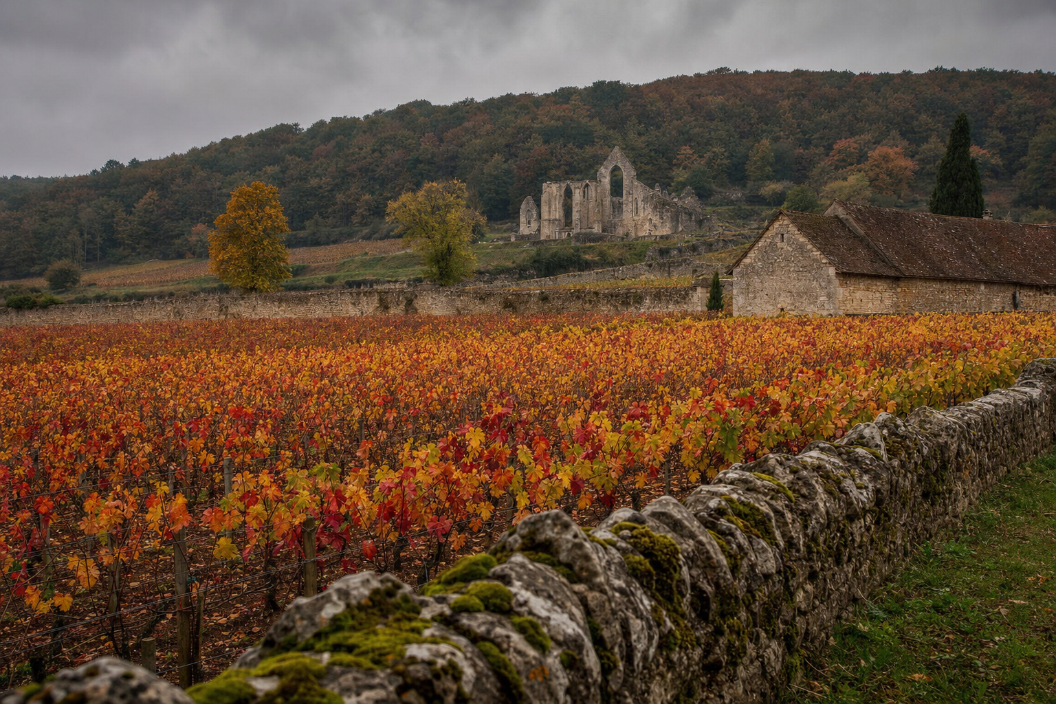Clos de la Roche vineyard in Morey-Saint-Denis