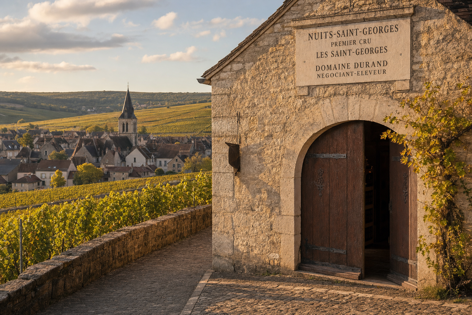 Premier Cru Les Saint-Georges vineyard in Nuits-Saint-Georges